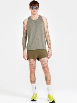 MEN'S ADV CHARGE MELANGE TRAINING SINGLET