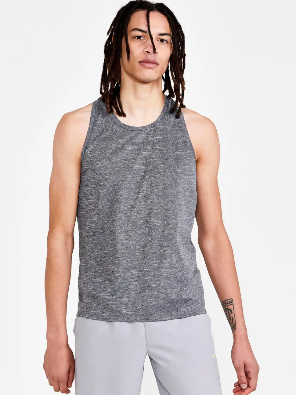 MEN'S ADV CHARGE MELANGE TRAINING SINGLET