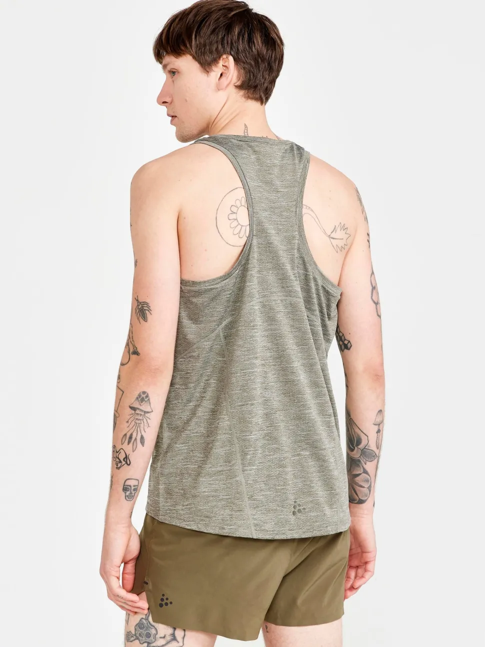 MEN'S ADV CHARGE MELANGE TRAINING SINGLET