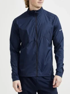 MEN'S ADV ESSENCE WIND JACKET - BIOME/BLAZE