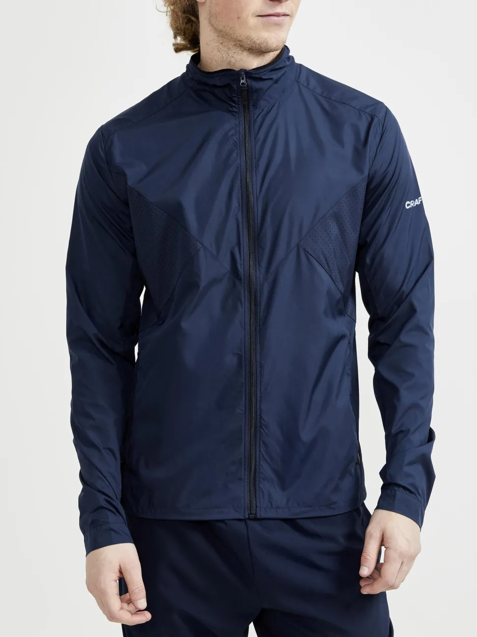 MEN'S ADV ESSENCE WIND JACKET - BIOME/BLAZE