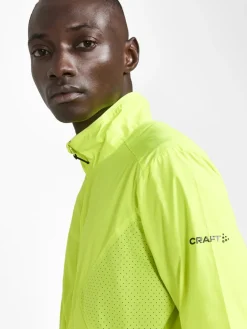 MEN'S ADV ESSENCE WIND JACKET - BIOME/BLAZE