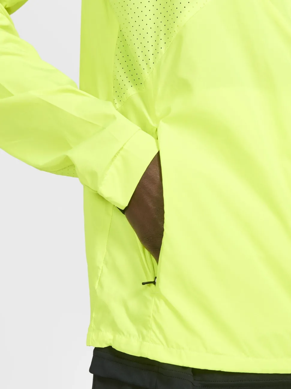 MEN'S ADV ESSENCE WIND JACKET - BIOME/BLAZE