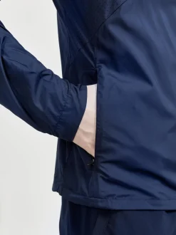 MEN'S ADV ESSENCE WIND JACKET - BIOME/BLAZE