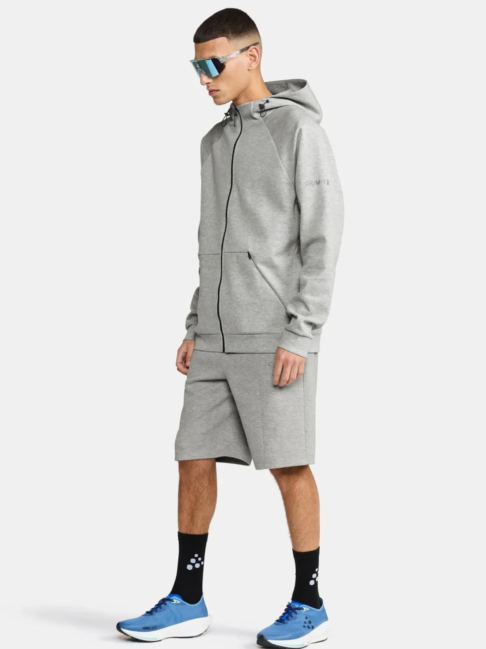 Men's ADV Join Full-Zip Hoodie - GREY MELANGE