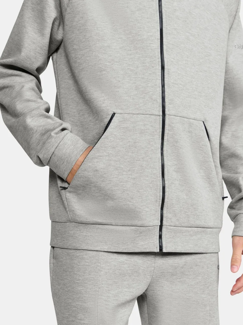 Men's ADV Join Full-Zip Hoodie - GREY MELANGE