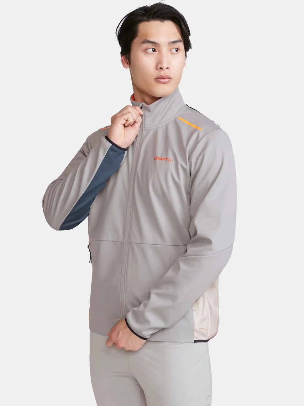 MENS CORE XC SKI TRAINING JACKET - GHOST-TOFU