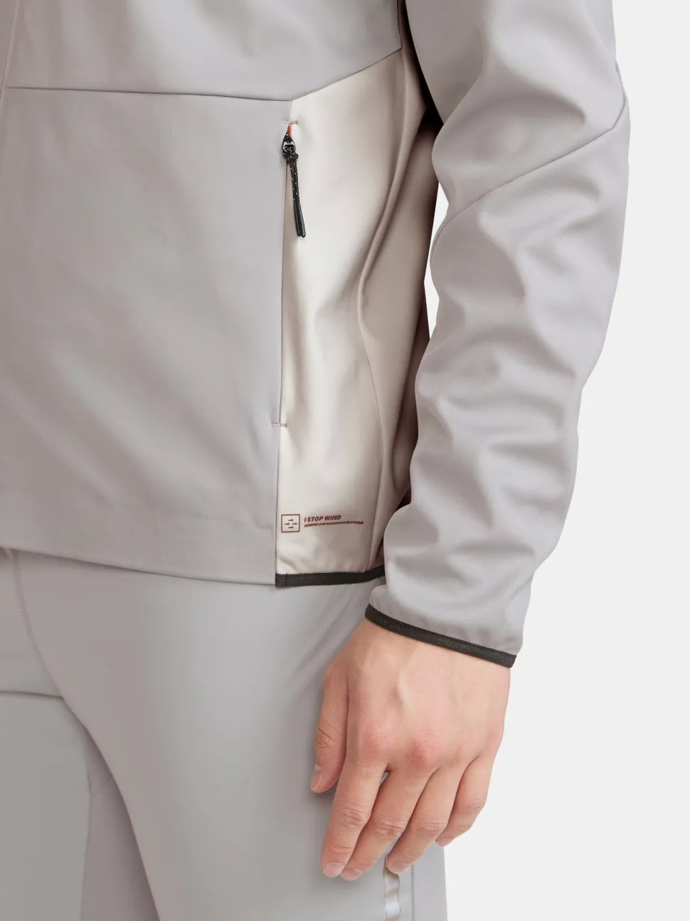 MENS CORE XC SKI TRAINING JACKET - GHOST-TOFU