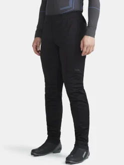 MENS CORE XC SKI TRAINING FZ PANTS - Black