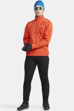 MENS CORE XC SKI TRAINING FZ PANTS - Black