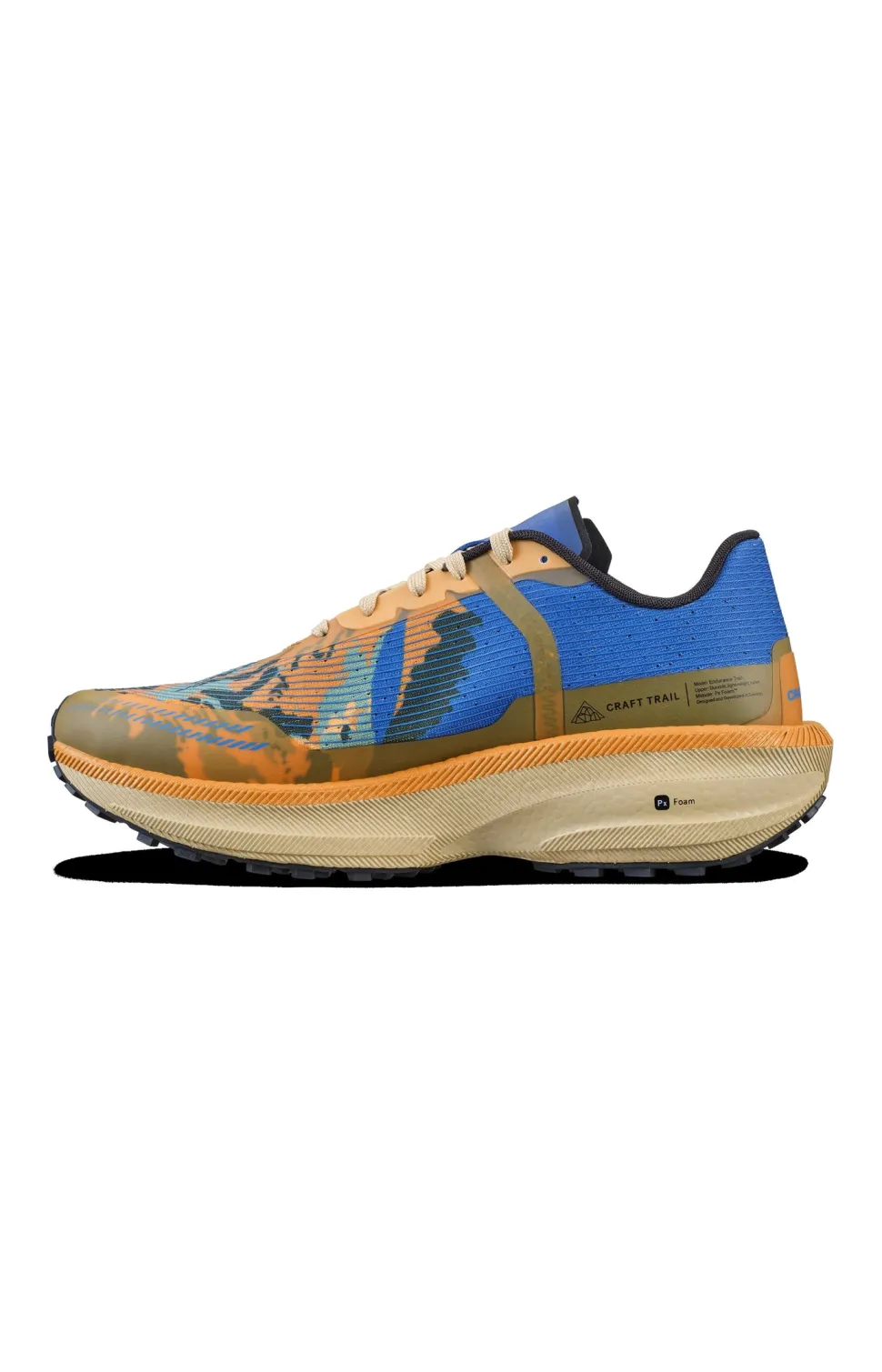 Men's Endurance Trail Running Shoe - Roots/Multi