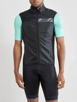 Men's Essence Light Wind Cycling Vest - Black