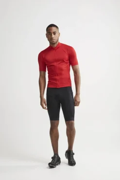 Men's Essense Cycling Jersey - BRIGHT RED