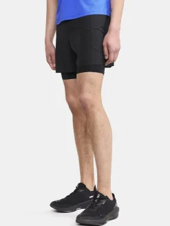 Men's Pro Trail Running Shorts - Black