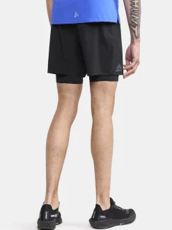 Men's Pro Trail Running Shorts - Black