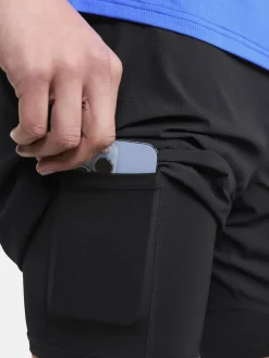 Men's Pro Trail Running Shorts - Black