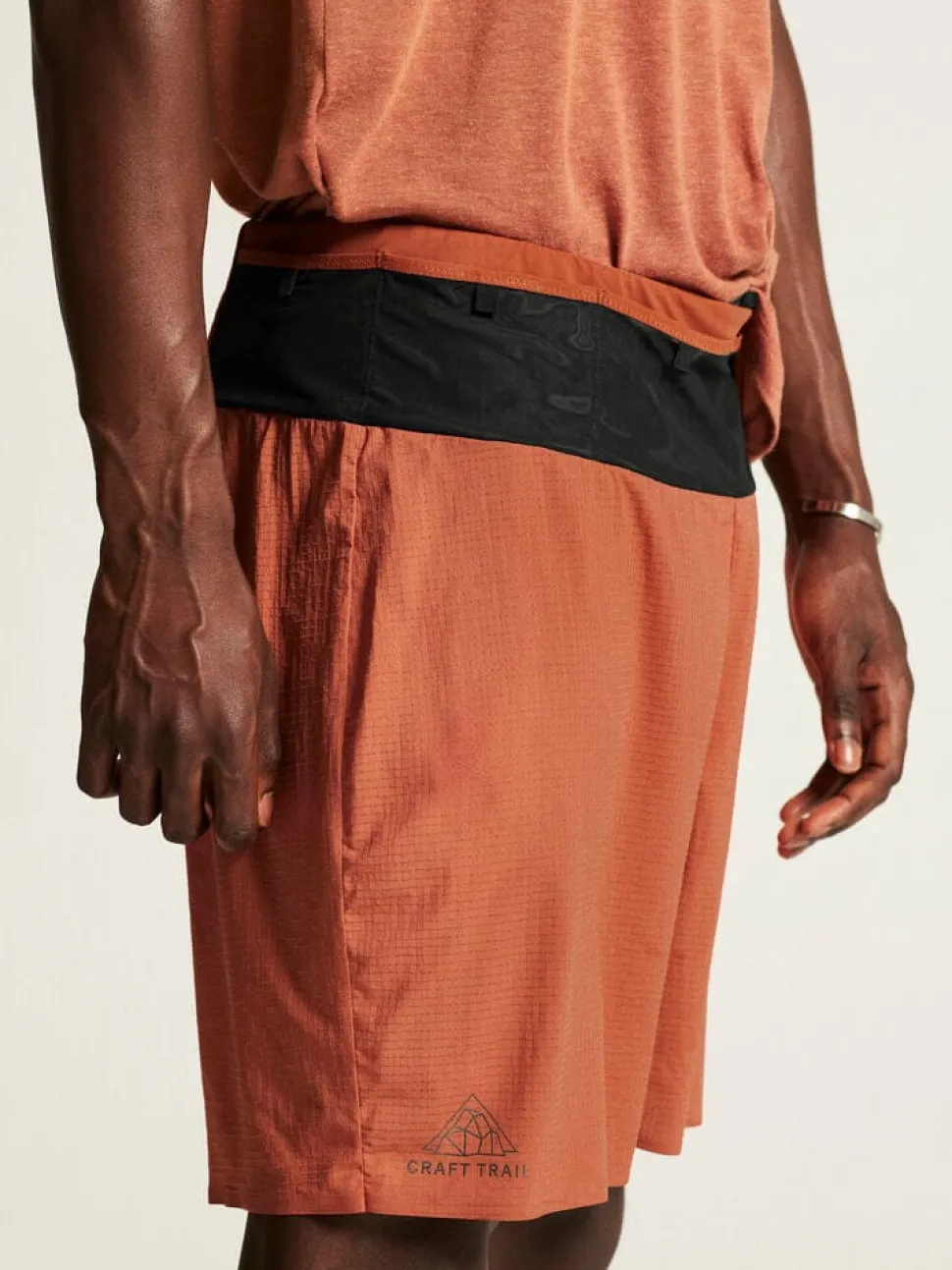 Men's Pro Trail Running Shorts - SEQUOIA