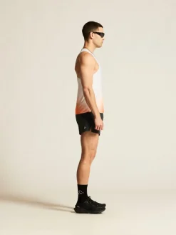 Men's Race Day Singlet - WHITE/MULTI