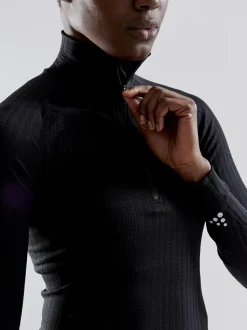 WOMEN'S ACTIVE EXTREME X ZIP BASELAYER - Black