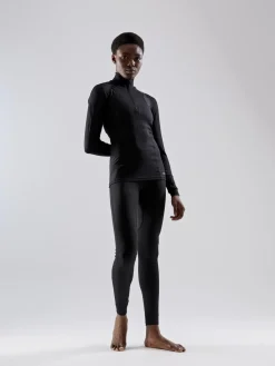 WOMEN'S ACTIVE EXTREME X ZIP BASELAYER - Black