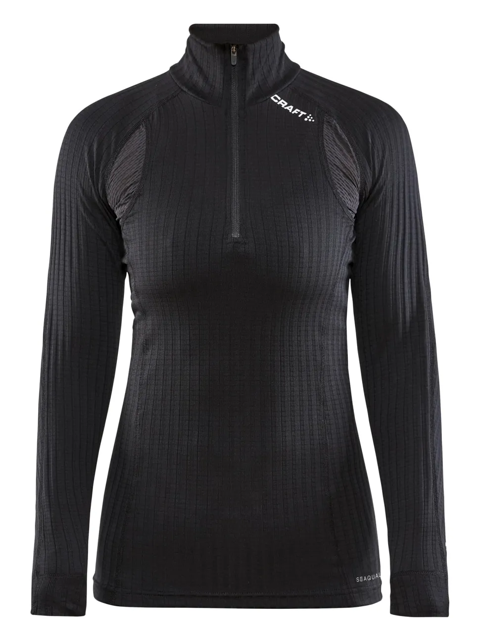 WOMEN'S ACTIVE EXTREME X ZIP BASELAYER - Black
