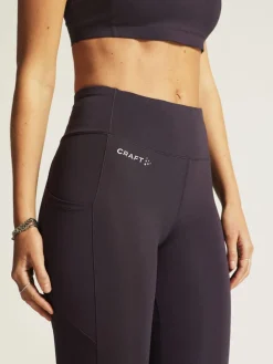 WOMEN'S ADV ESSENCE CAPRI TRAINING TIGHTS 2 - DK PLUM