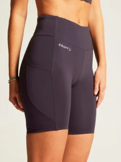 WOMEN'S ADV ESSENCE TRAINING SHORT TIGHTS 2 - DK PLUM