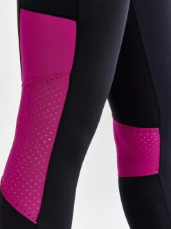 WOMEN'S ADV ESSENCE TRAINING TIGHTS 2 - BLACK-ROXO