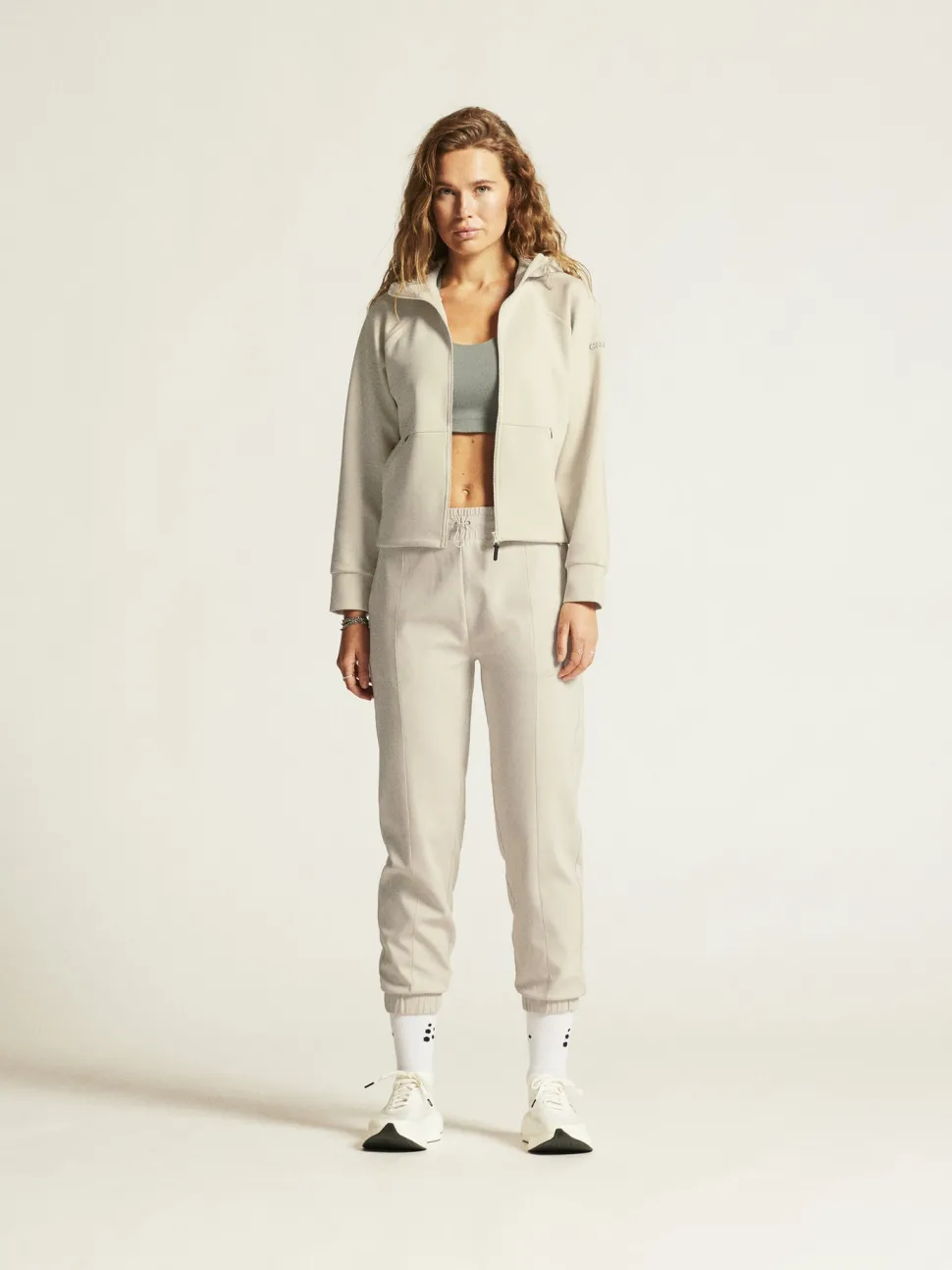 Women's ADV Join Full Zip Hoodie - Plaster