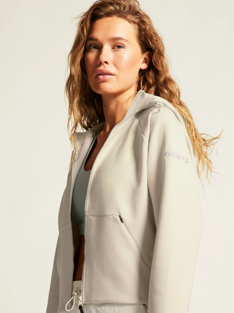 Women's ADV Join Full Zip Hoodie - Plaster