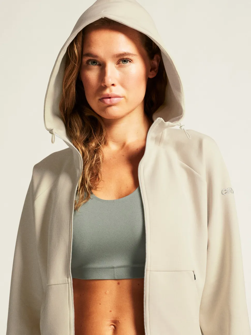 Women's ADV Join Full Zip Hoodie - Plaster