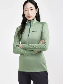 WOMEN'S CORE GAIN MIDLAYER - JADE