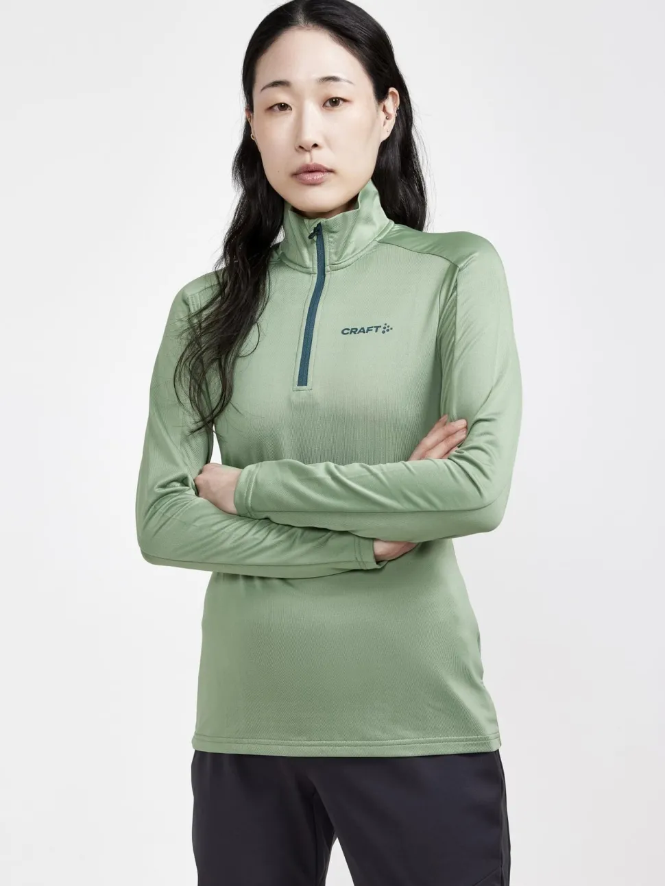 WOMEN'S CORE GAIN MIDLAYER - JADE