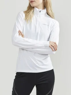 WOMEN'S CORE GAIN MIDLAYER - WHITE