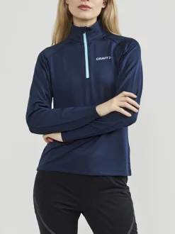 WOMEN'S CORE GAIN MIDLAYER - BLAZE