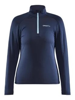 WOMEN'S CORE GAIN MIDLAYER - BLAZE