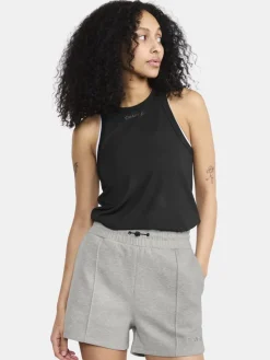 WOMEN'S CORE TONE MESH TRAINING SINGLET - Black