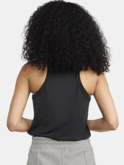 WOMEN'S CORE TONE MESH TRAINING SINGLET - Black