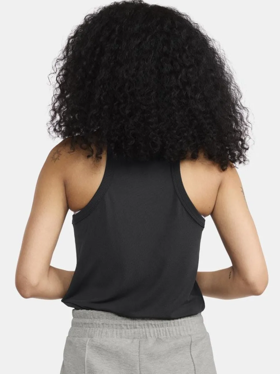 WOMEN'S CORE TONE MESH TRAINING SINGLET - Black