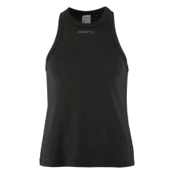 WOMEN'S CORE TONE MESH TRAINING SINGLET - Black