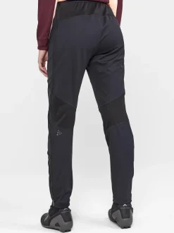 WOMENS CORE XC SKI TRAINING FZ PANTS - Black
