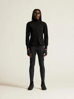 WOMENS CORE XC SKI TRAINING JACKET - Black