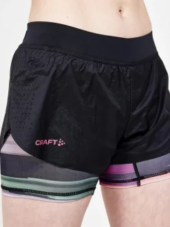WOMEN'S CTM DISTANCE 2IN1 RUNNING SHORTS