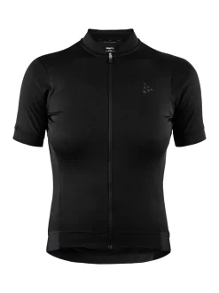 WOMEN'S ESSENCE CYCLING JERSEY - Black