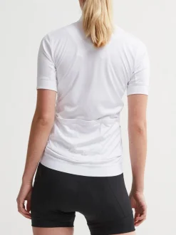 WOMEN'S ESSENCE CYCLING JERSEY - WHITE