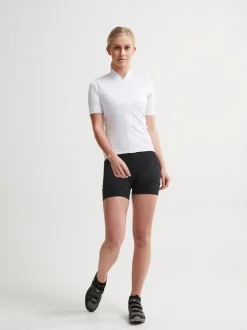 WOMEN'S ESSENCE CYCLING JERSEY - WHITE