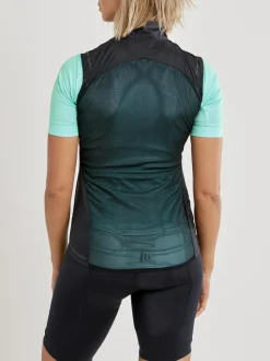 WOMEN'S ESSENCE LIGHT WIND CYCLING VEST - Black