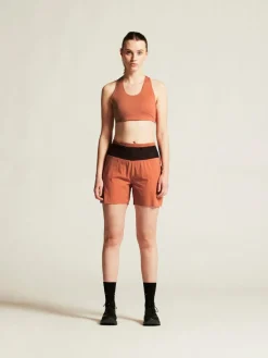 Women's Pro Trail Running Shorts - SEQUOIA