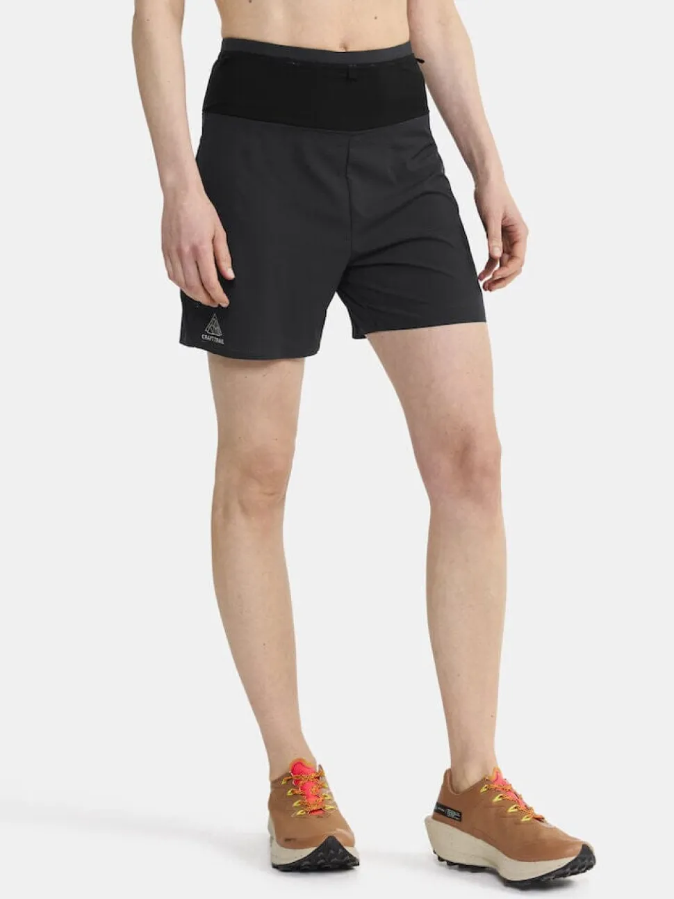 Women's Pro Trail Running Shorts - Black