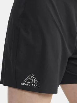 Women's Pro Trail Running Shorts - Black